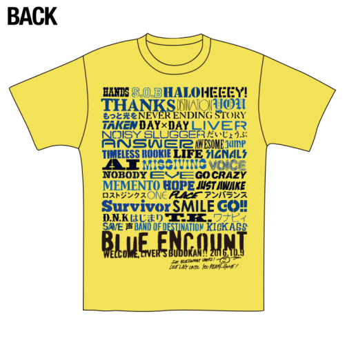 LIVER'S武道館Tシャツ